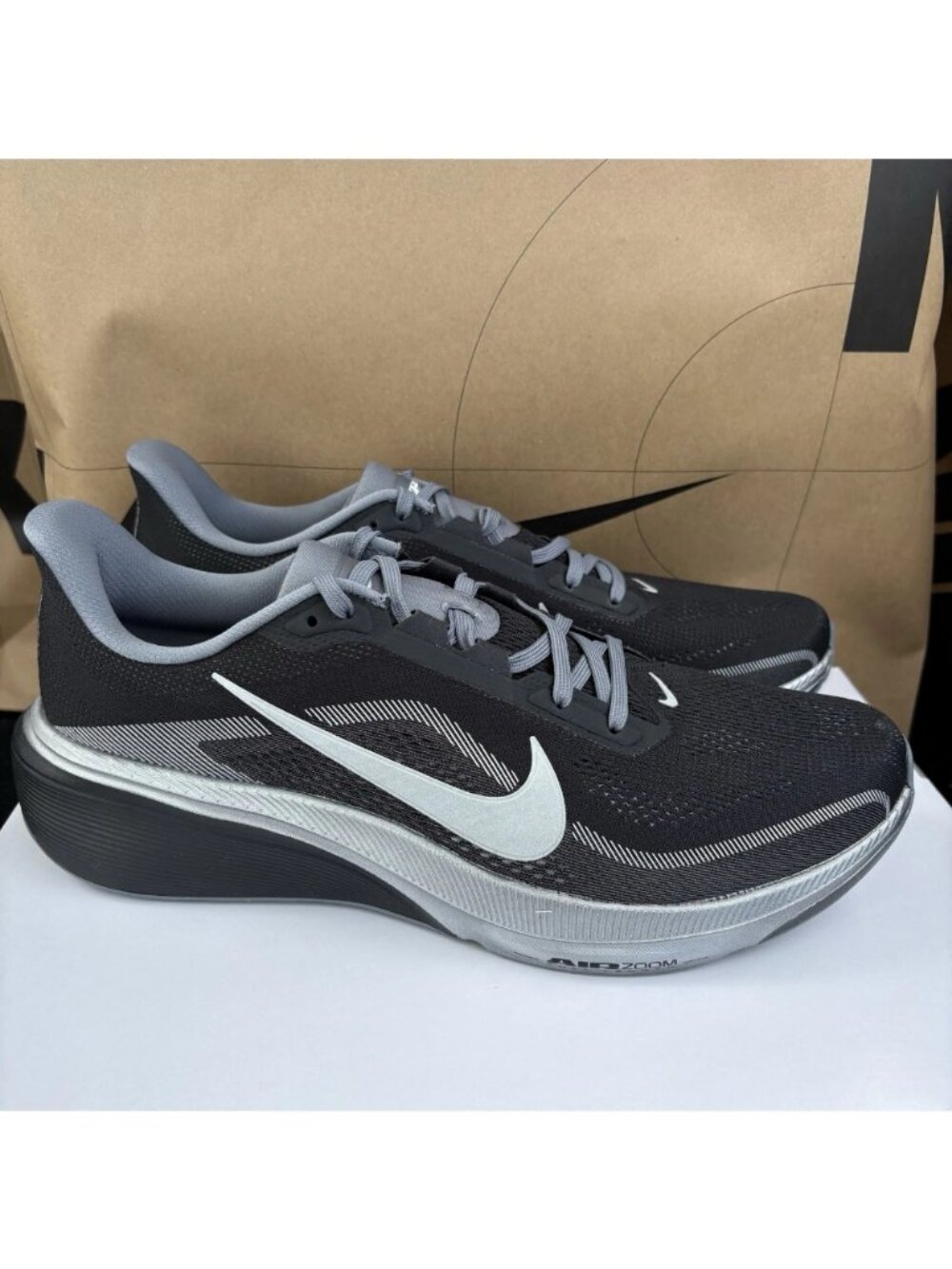 NEW Nike Pegasus 42 By You IQ8029-900 Black Silver Men Size 15